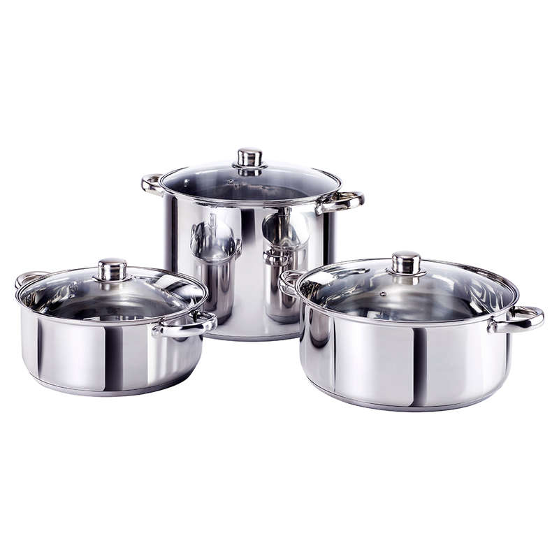 Stainless Steel Cookware Set, 6pc