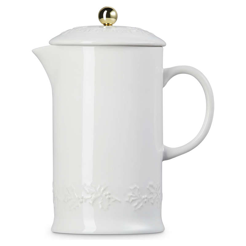 Holly Coffee Press With Gold Knob, 1L