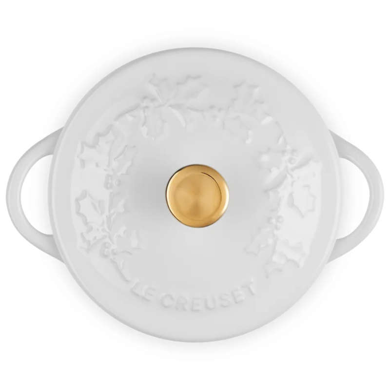 Holly Mini Stoneware Cocotte, 10cm