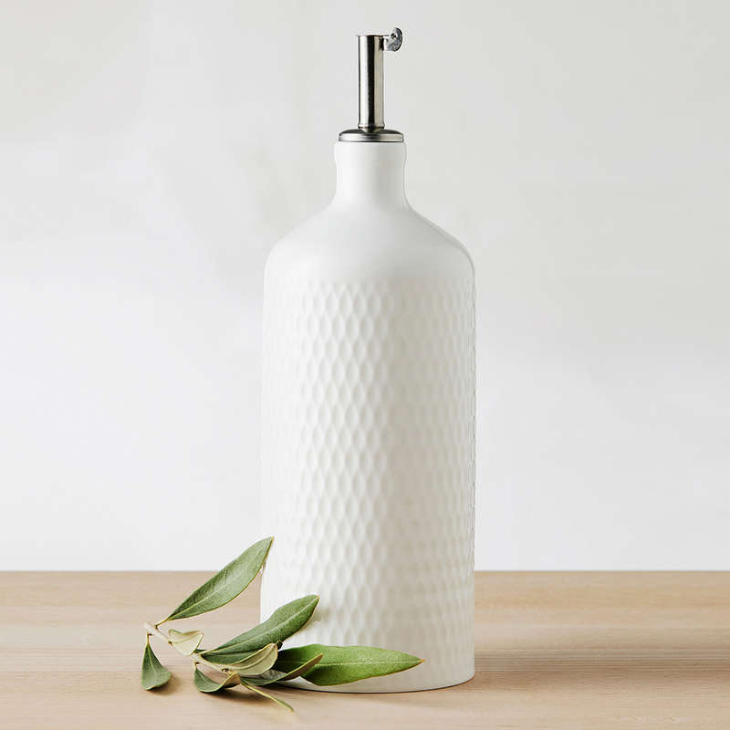 White Basics Diamonds Oil Dispenser, 500ml