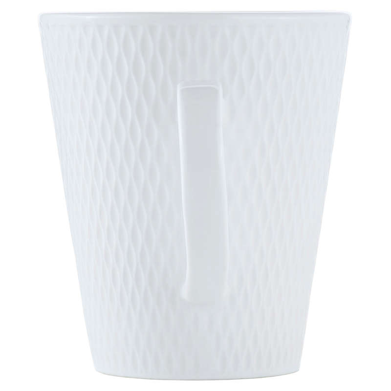 White Basics Diamonds Conical Mug