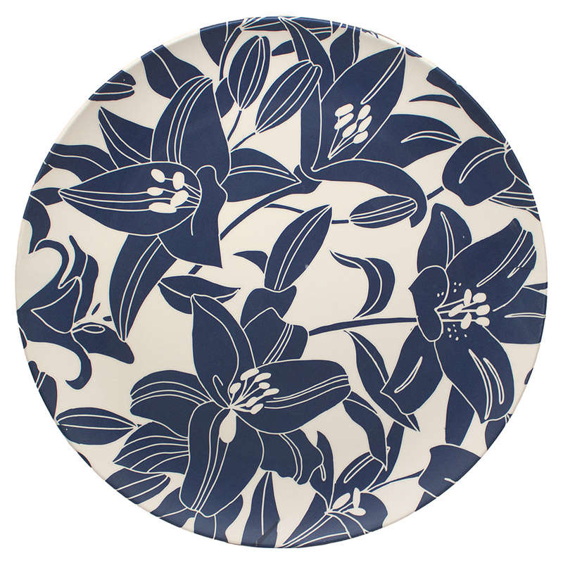 Bamboo Fibre Round Platter, 38cm