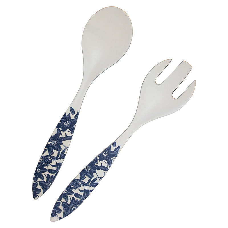 Bamboo Fibre Salad Server Set