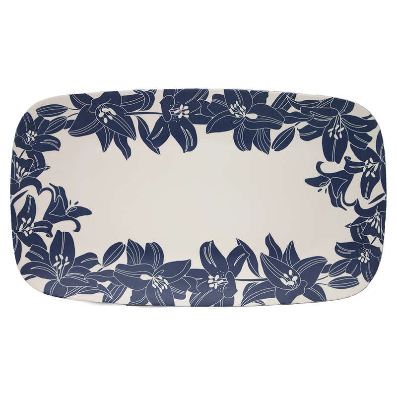 Bamboo Fibre Rectangular Platter, 35cm