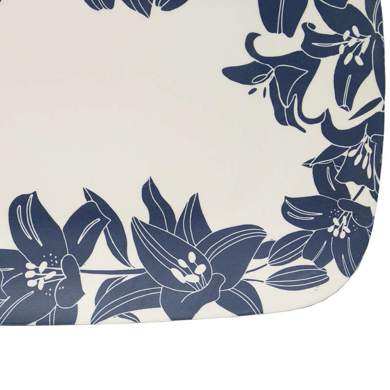 Bamboo Fibre Rectangular Platter, 35cm