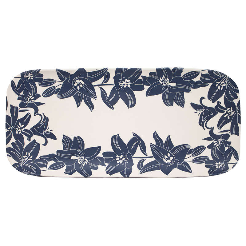 Bamboo Fibre Oblong Platter, 37cm