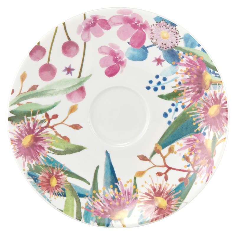Botanic Gardens Eucalyptus Bloom Coupe Cup & Saucer