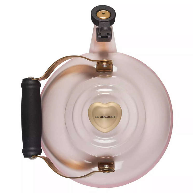 Whistling Stovetop Kettle With Gold Heart Knob, 1.6L