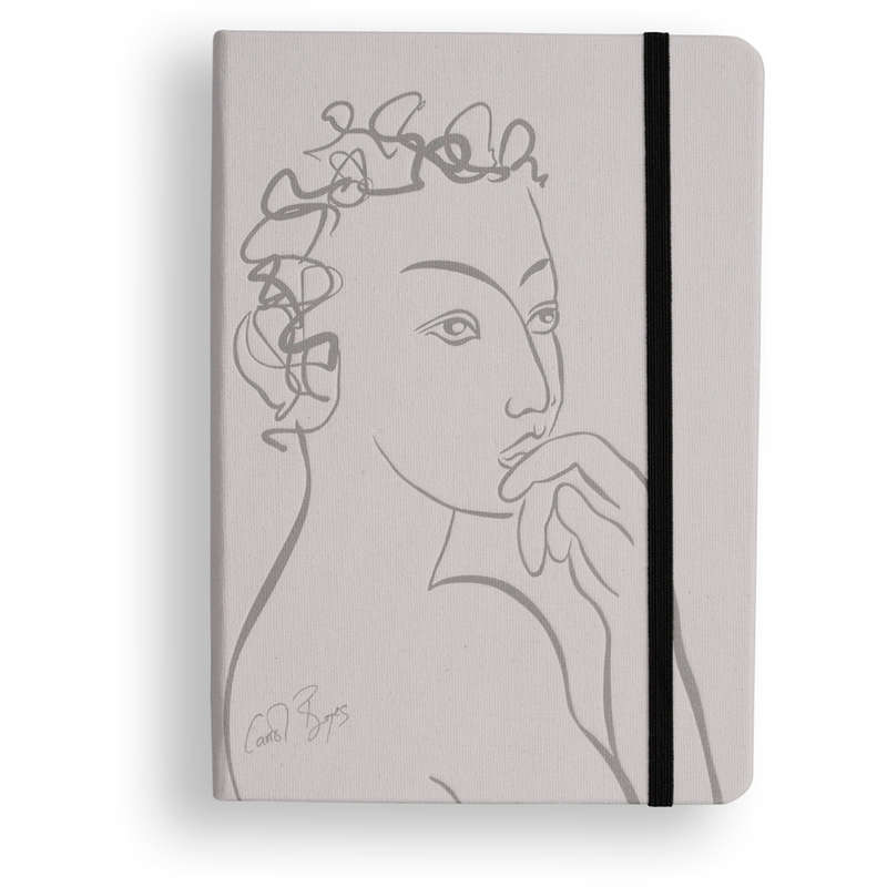 A5 Linen Notebook, Reminisce