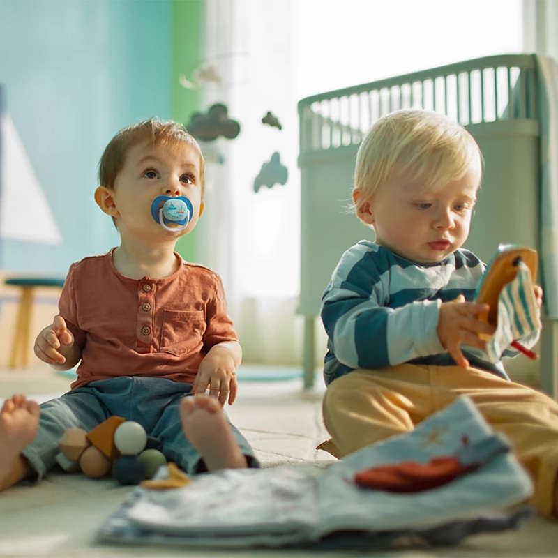 Set Of 2 Ultra Air Pacifiers, I Love Papa & Yachts (6-18m)