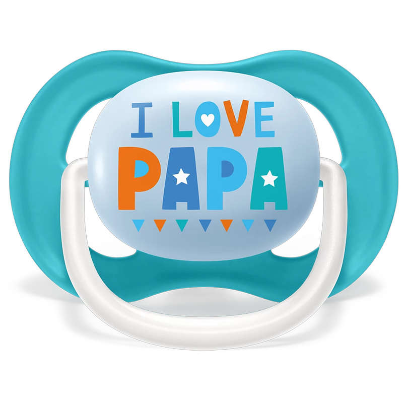 Set Of 2 Ultra Air Pacifiers, I Love Papa & Yachts (6-18m)