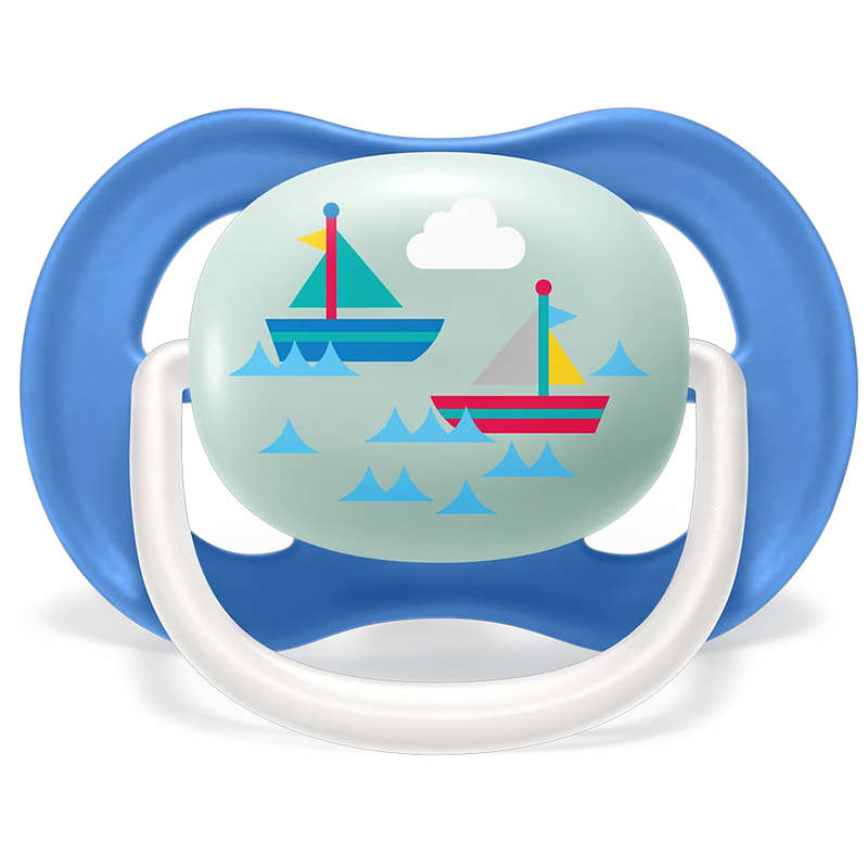 Set Of 2 Ultra Air Pacifiers, I Love Papa & Yachts (6-18m)