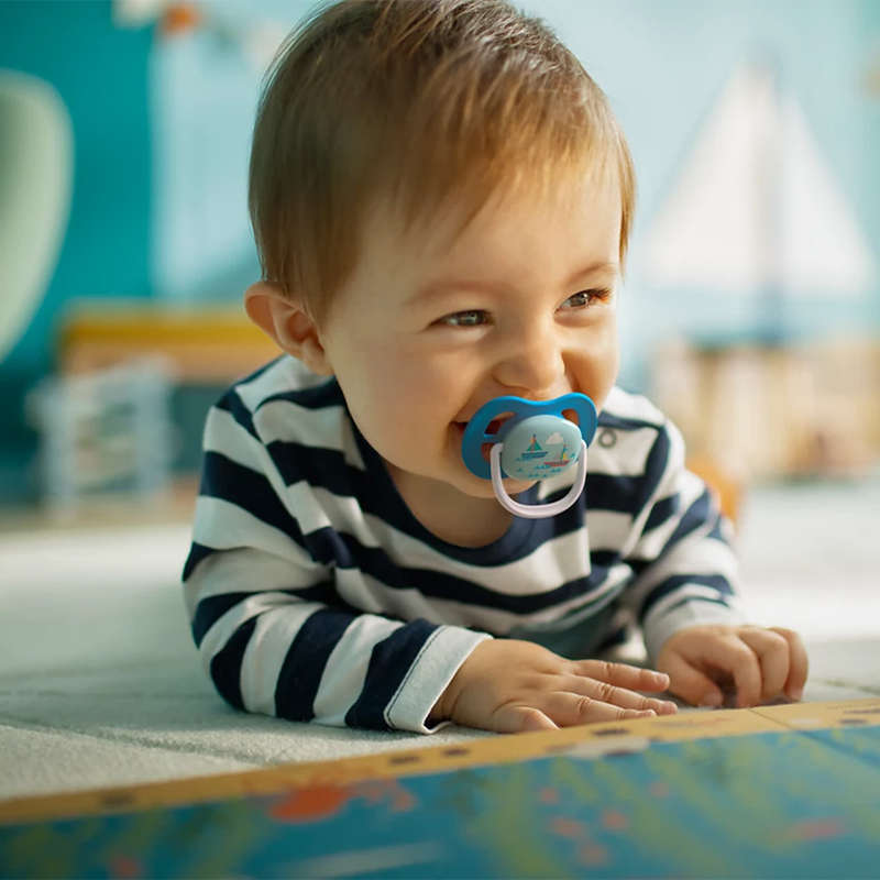 Set Of 2 Ultra Air Pacifiers, I Love Papa & Yachts (6-18m)