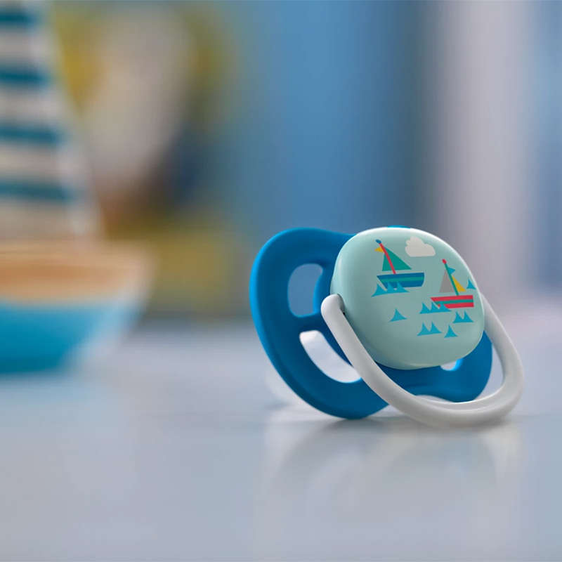 Set Of 2 Ultra Air Pacifiers, I Love Papa & Yachts (6-18m)