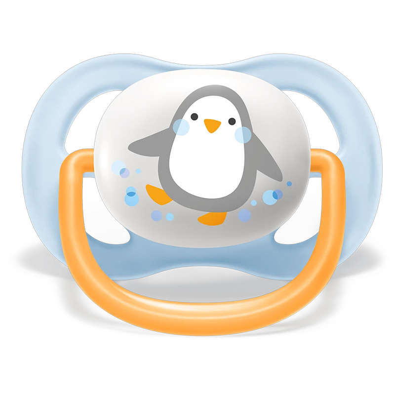 Set Of 2 Ultra Air Pacifiers, Elephant & Penguin (0-6m)