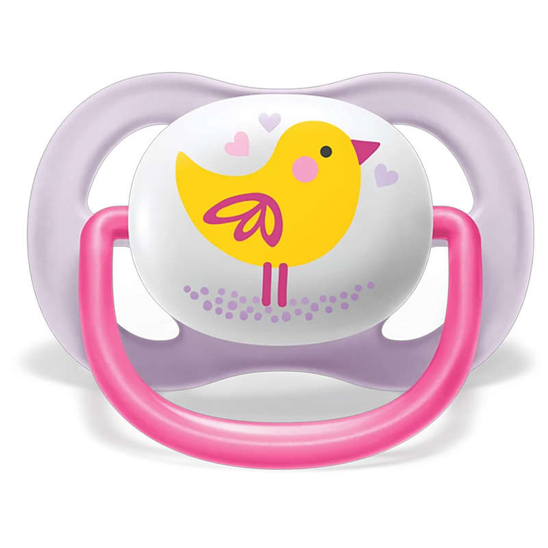 Set Of 2 Ultra Air Pacifiers, Bird & Penguin (0-6m)