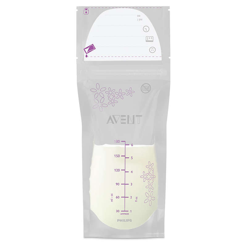 180ml Breast Milk Storage Bags, Pack Of 25
