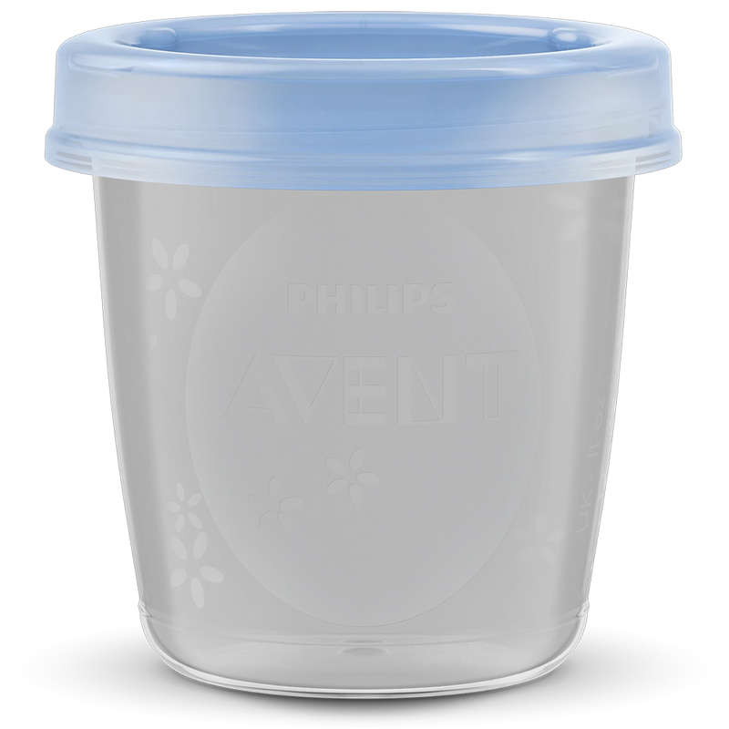 180ml Breast Milk Storage Cups, Set Of 10