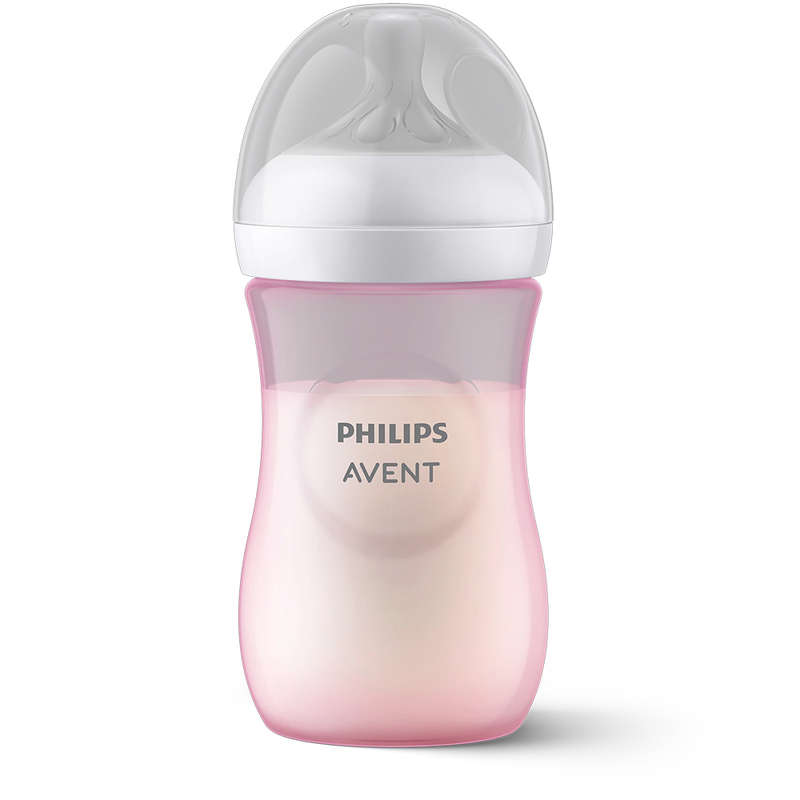 Natural Response 260ml Baby Bottle, Pink