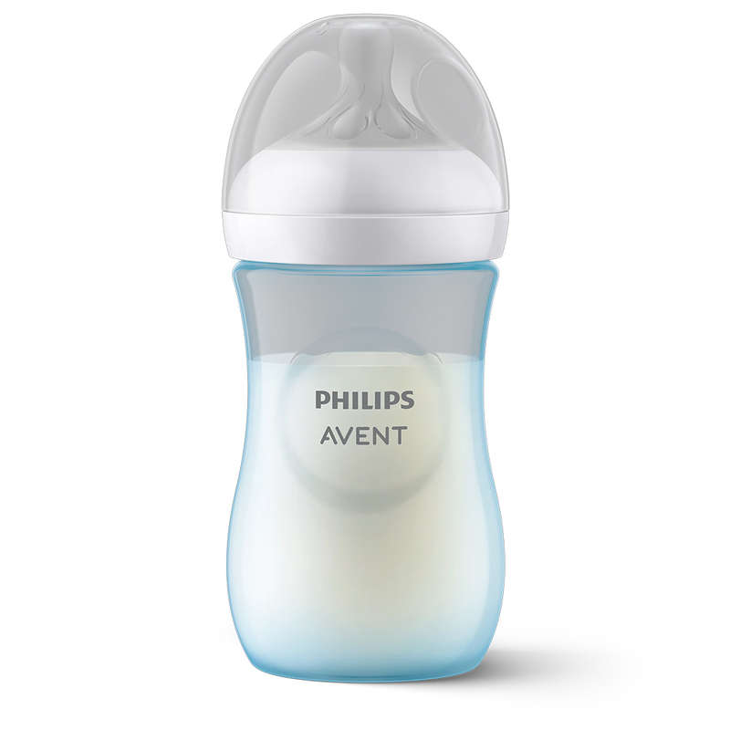 Natural Response 260ml Baby Bottle, Blue