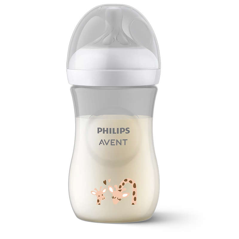 Natural Response 260ml Baby Bottle, Giraffe
