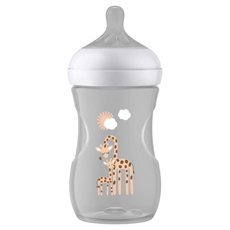 Natural Response 260ml Baby Bottle, Giraffe