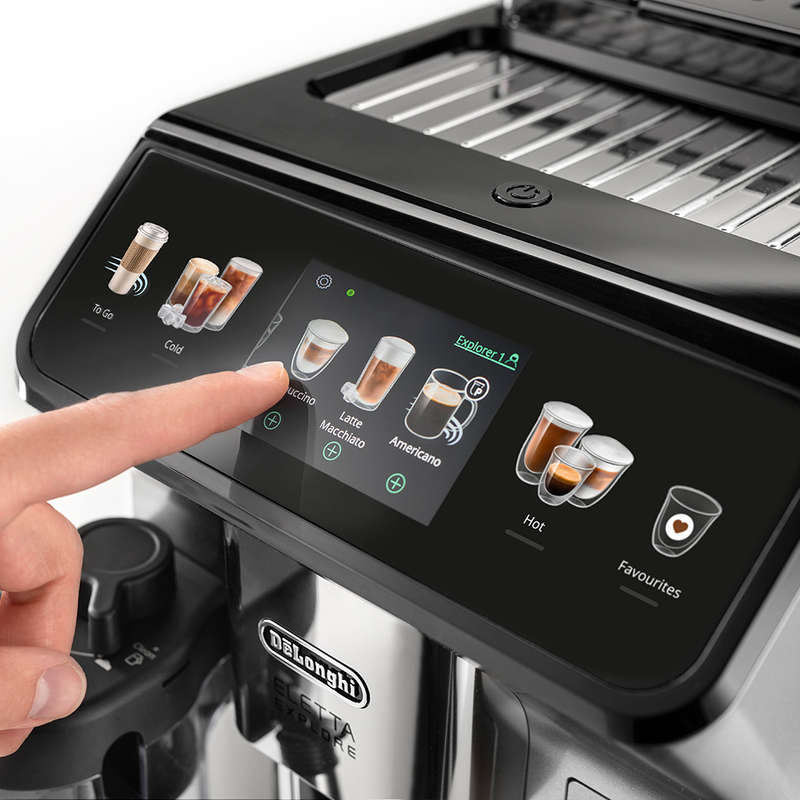 Eletta Explore Hot & Cold Bean-to-Cup Coffee Machine, ECAM450.65S