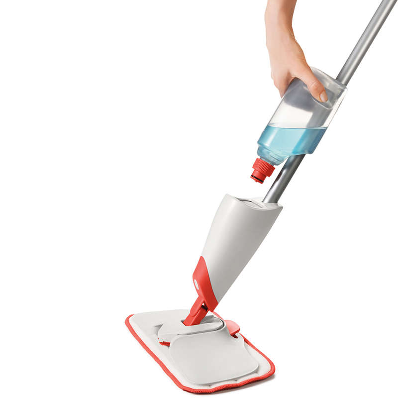 Good Grips Microfibre Spray Mop With Slide-Out Scrubber