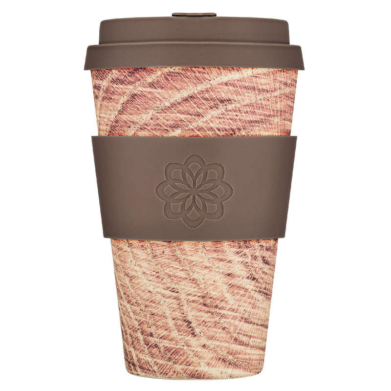 Patterns Natural Fibre Reusable Coffee Cup, 400ml