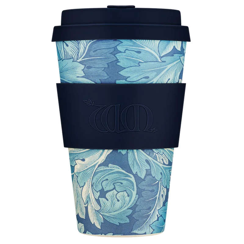 William Morris Natural Fibre Reusable Coffee Cup, 400ml