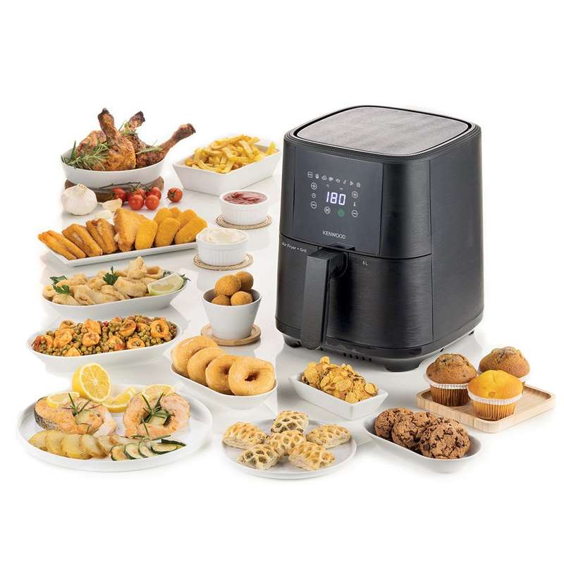 Digital Airfryer With Grill Function, 6L