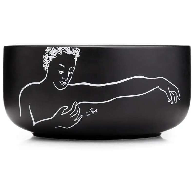 Sketchbook Black Salad Bowl, Within Reach