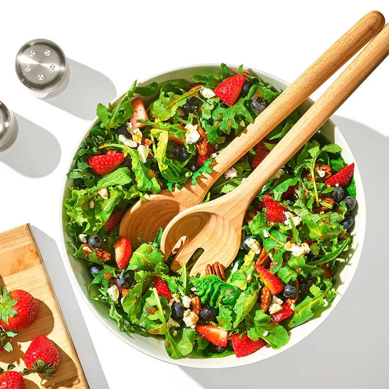 Beechwood Salad Servers, Set of 2