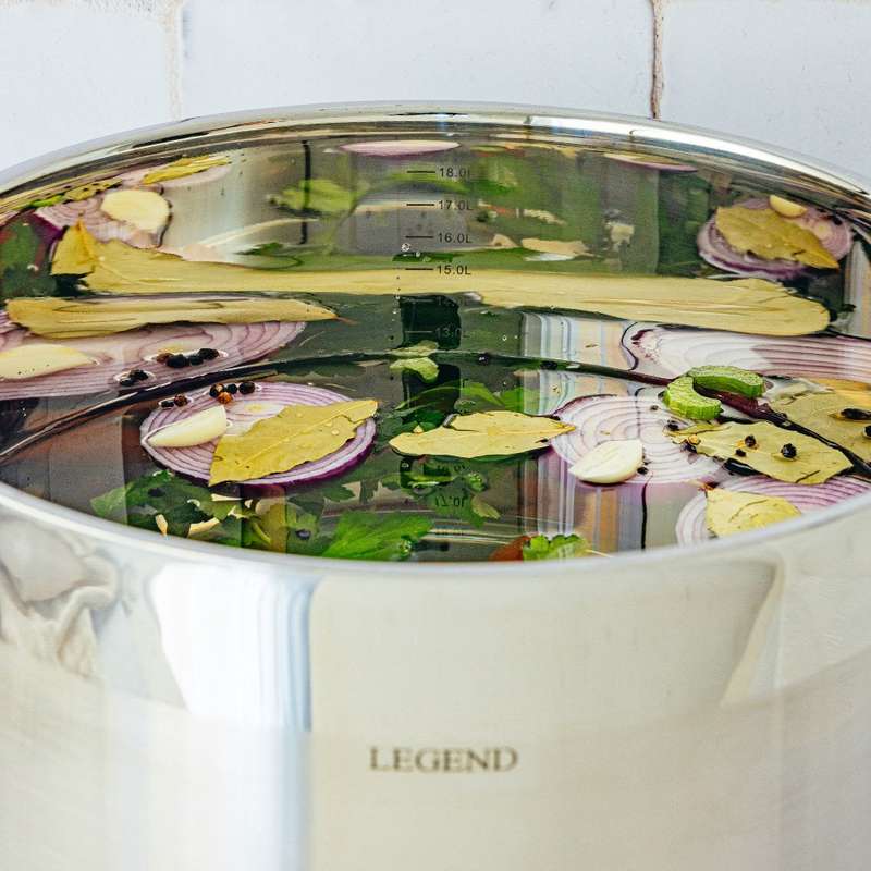 Professional Chef Stainless Steel Stock Pot, 32cm