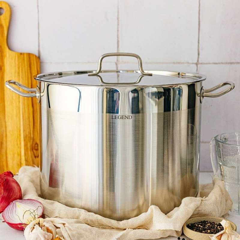 Professional Chef Stainless Steel Stock Pot, 32cm
