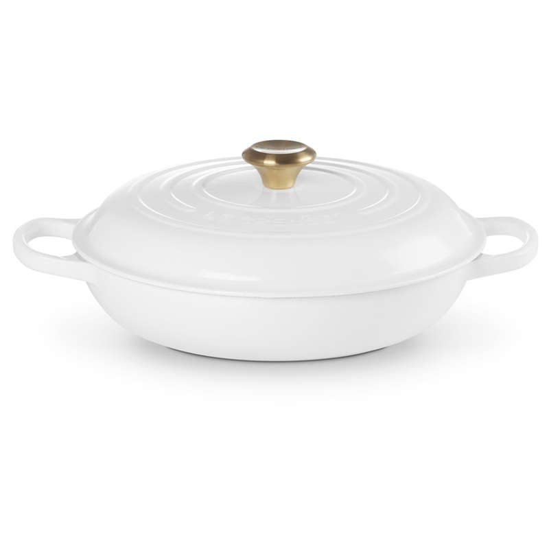 Signature 30cm Cast Iron Shallow Casserole, 3.5L