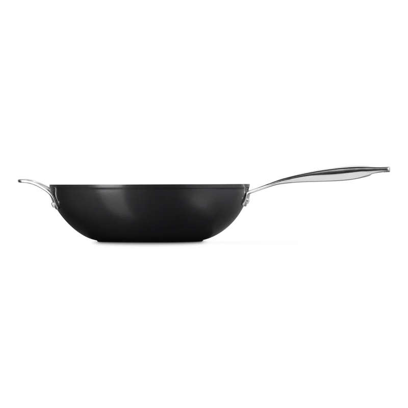 Essential Ceramic Non-Stick Stir-Fry Pan with Helper Handle, 30cm
