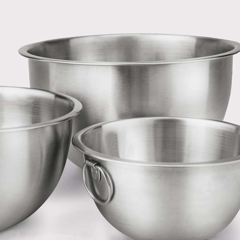Stainless Steel Mixing Bowls with Tight Seal Lids, Set of 3