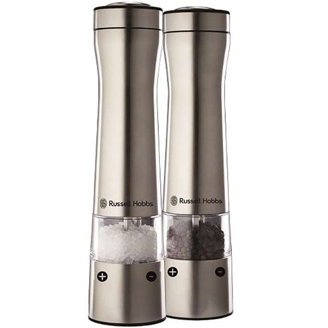 Illuminated Battery Operated Salt &amp; Pepper Mill Set