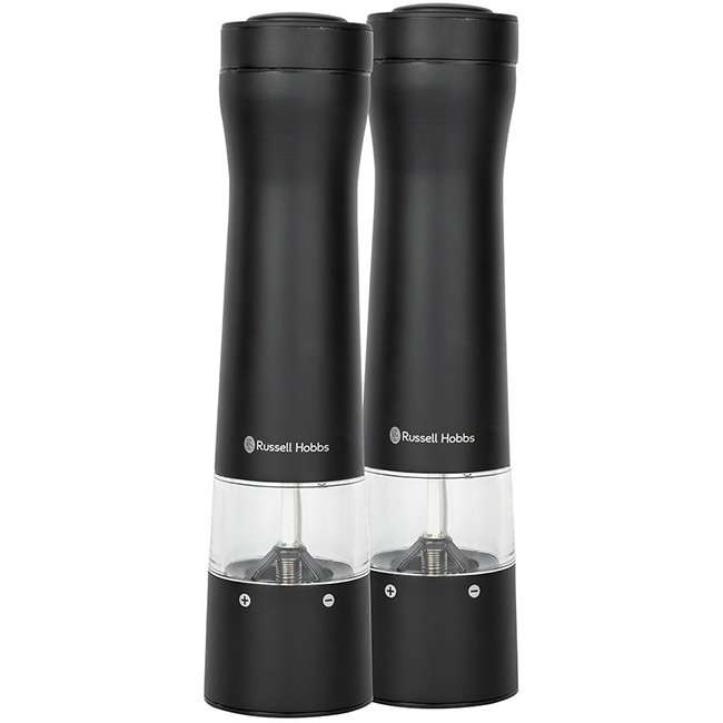 Illuminated Battery Operated Salt &amp; Pepper Mill Set