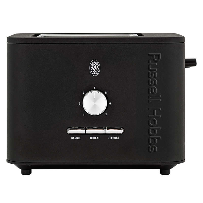 Nexus Black Stainless Steel 2 Slice Toaster