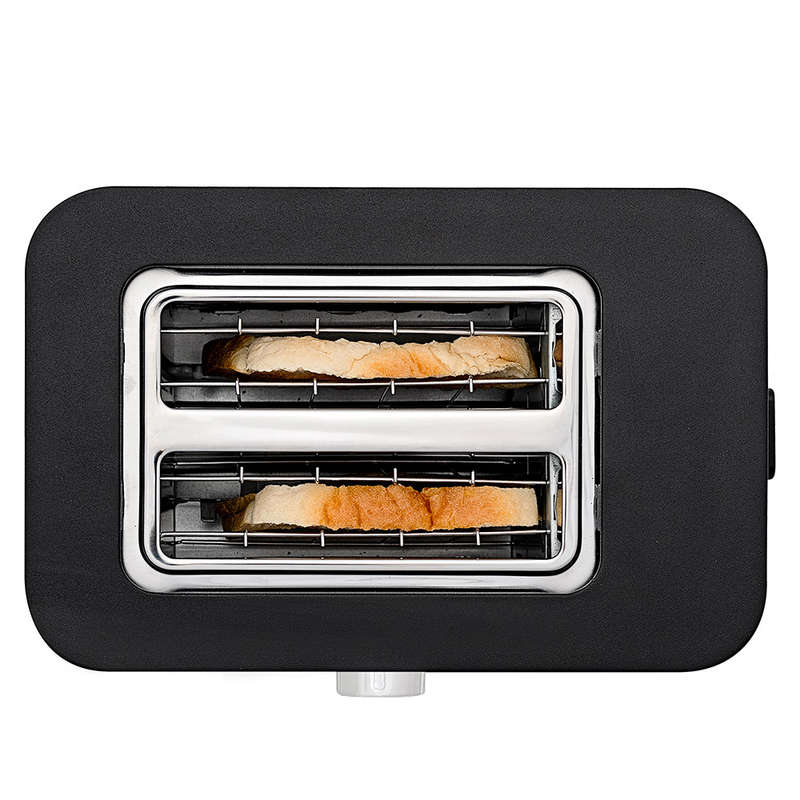 Nexus Black Stainless Steel 2 Slice Toaster