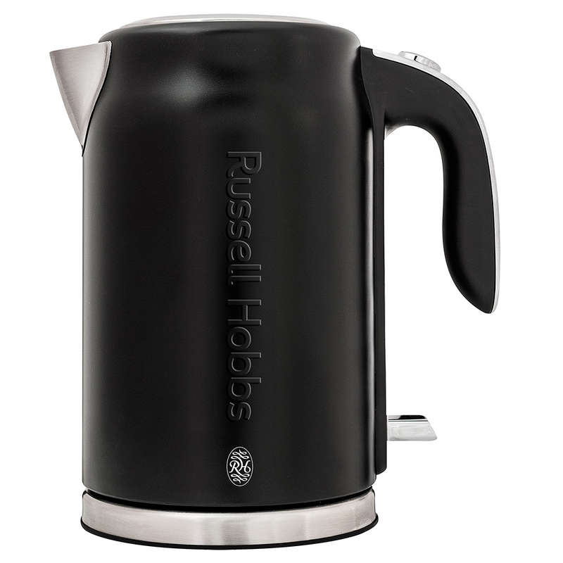 Nexus Black Stainless Steel Cordless Kettle, 1.7L