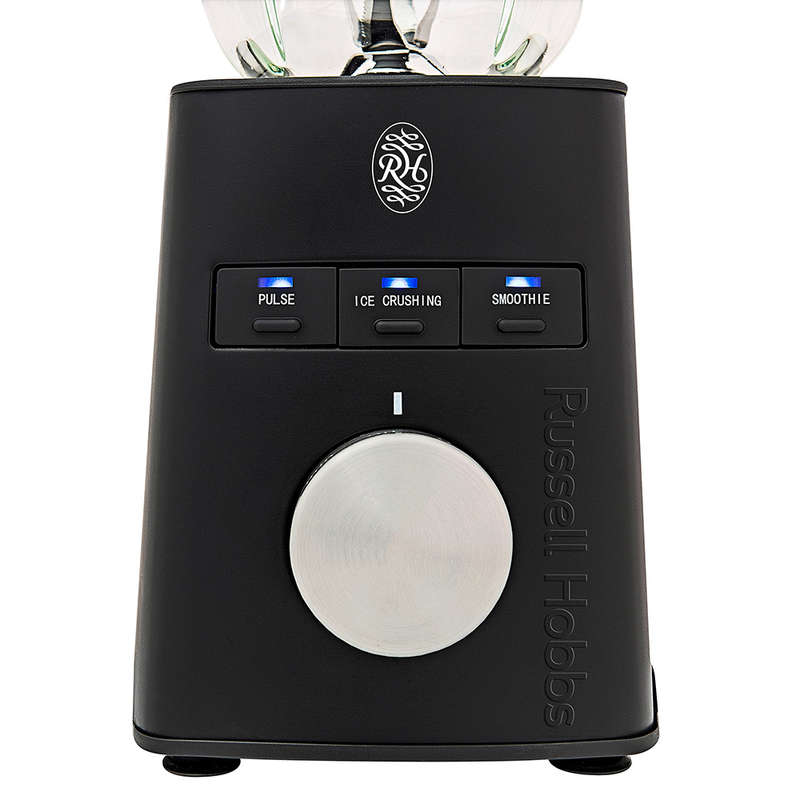Nexus Black Stainless Steel Glass Jug Blender, 1.5L