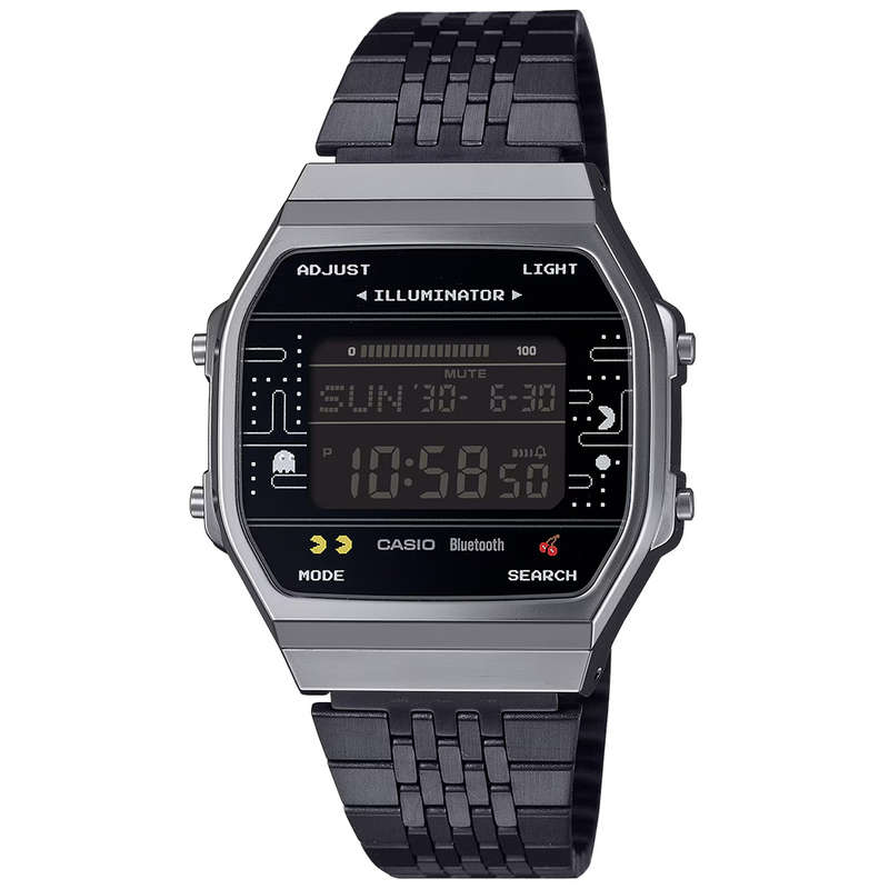 Retro Limited Edition Pac-Man Digital Wrist Watch, ABL-100WEPC-1BDR