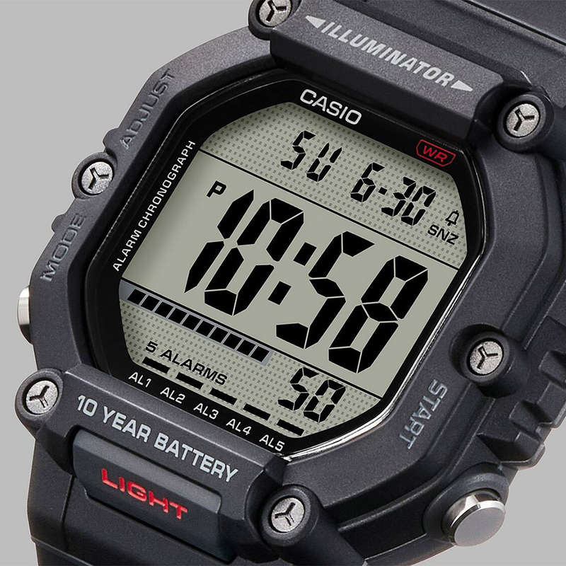 Standard Men's 100m Digital Wrist Watch, AE-1600H