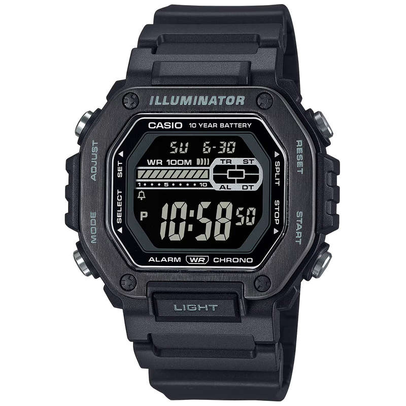 Standard Men's 100m Digital Wrist Watch, MWD-110HB-1BVDF