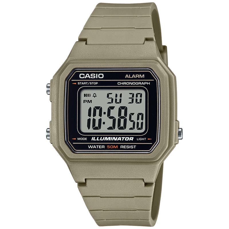 Standard Men's 50m Digital Wrist Watch, W-217H