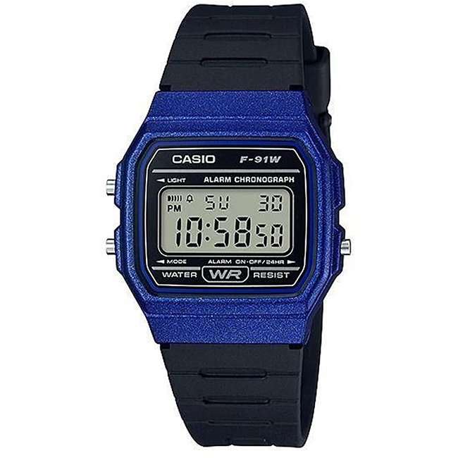 Retro Men's Digital Wrist Watch, F-91WM