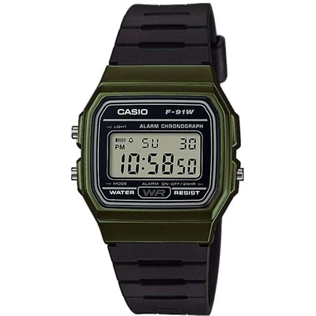 Retro Men's Digital Wrist Watch, F-91WM